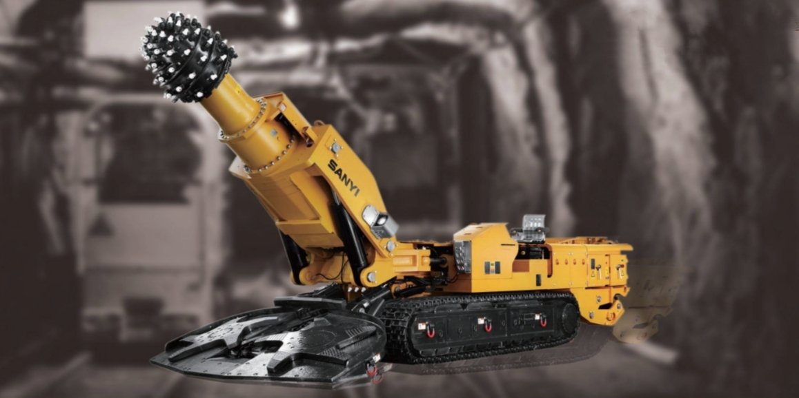 Sany EBZ260RUS Semi-coal Mine Roadheader - Sany Mining & Tunneling